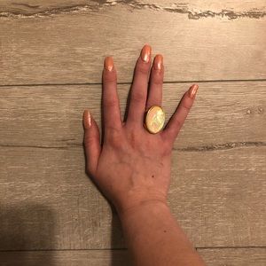 Large Opal Costume Ring